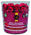 Raspberry Truffle Hearts- 3lb Tub