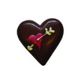 Melk Chocolate Heart with Arrow