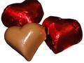 Solid 'Melk' Chocolate Heart
