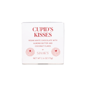 Front view of the Cupid's Kisses box