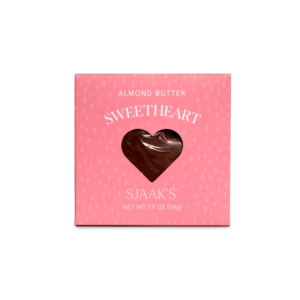 Front view of the Almond Butter Sweetheart box